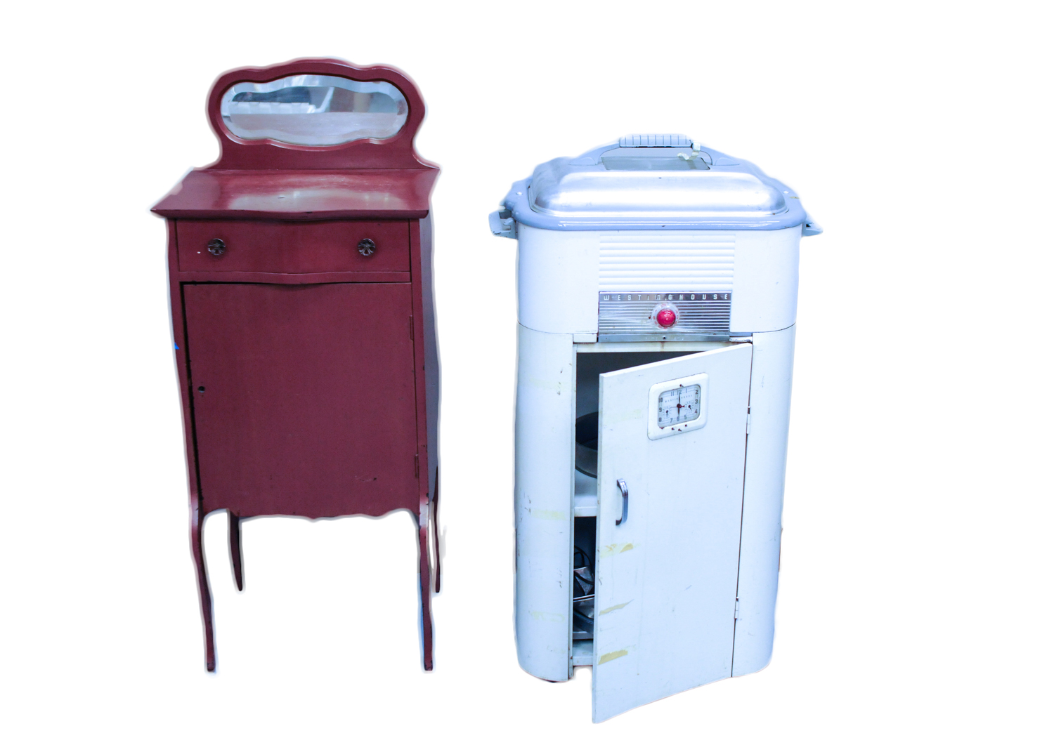 Vintage Westinghouse Roaster and Side EBTH